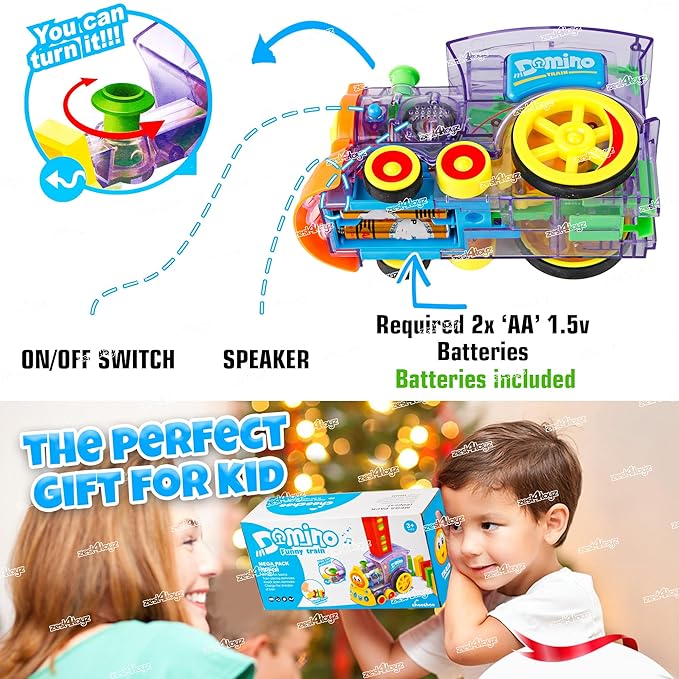 Automatic Domino Train Toy β Fun, Learning & Colorful Action