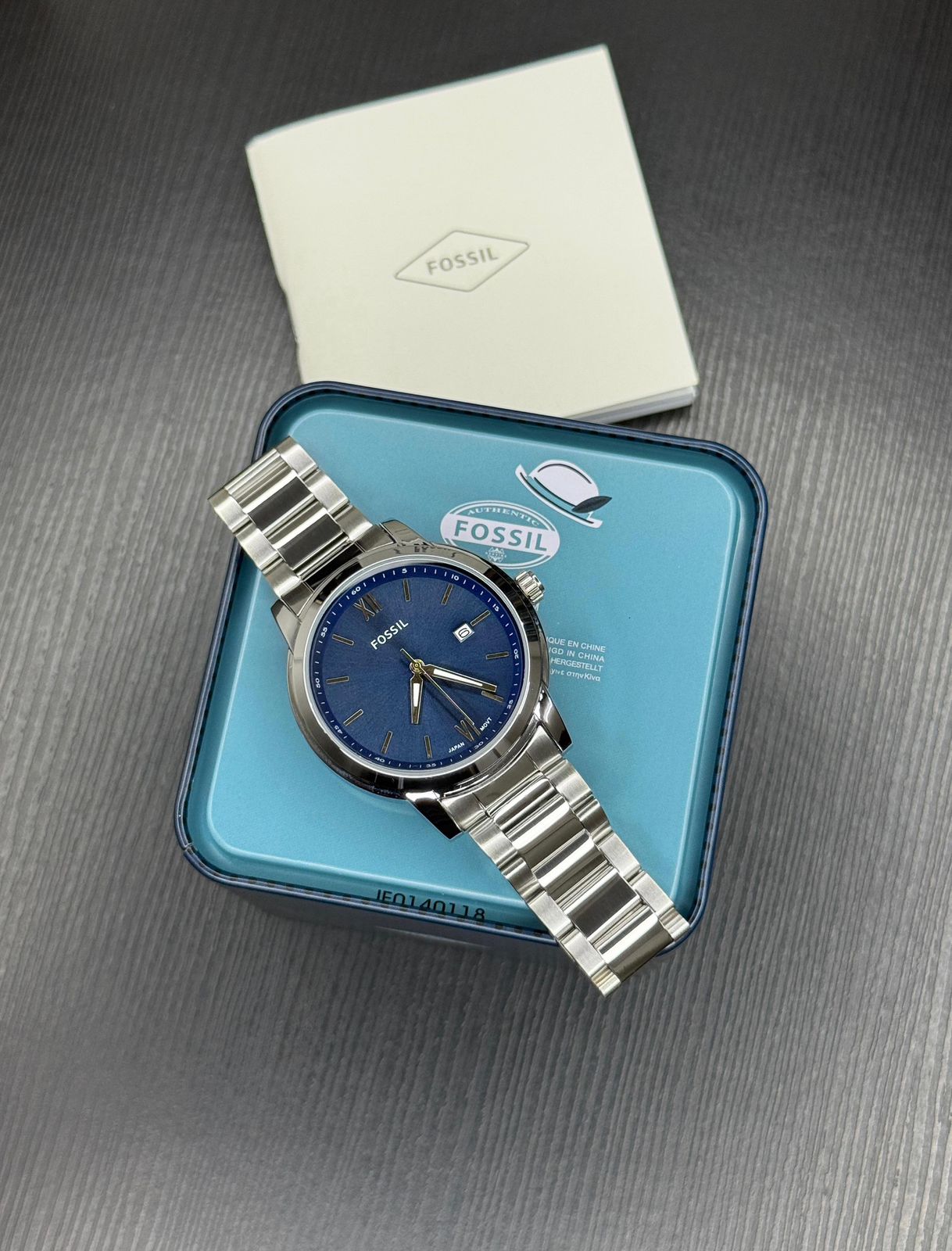 Fossil GS | Classic Blue Dial Elegance