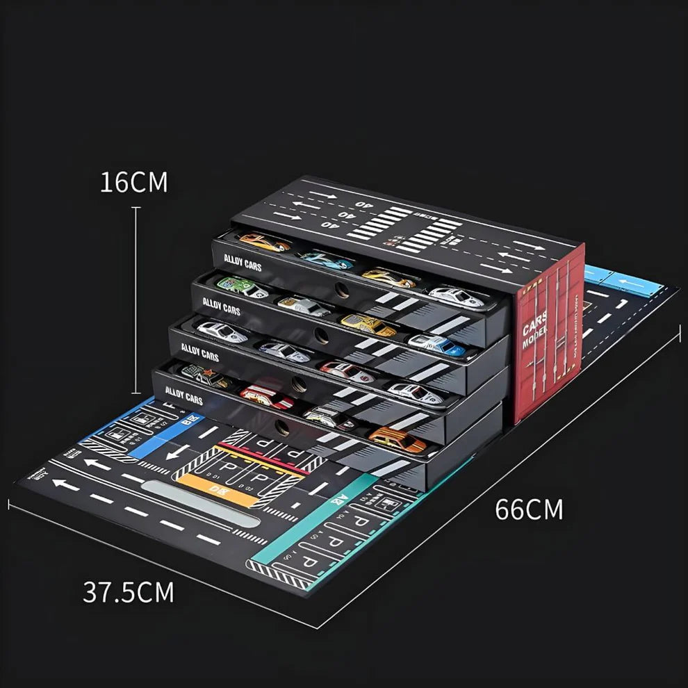 48-Piece Deluxe Alloy Toy Car Set – Large Luxury Gift Box