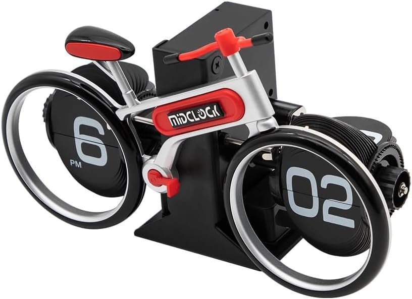 Bicycle Table Clock RETRO FLIP