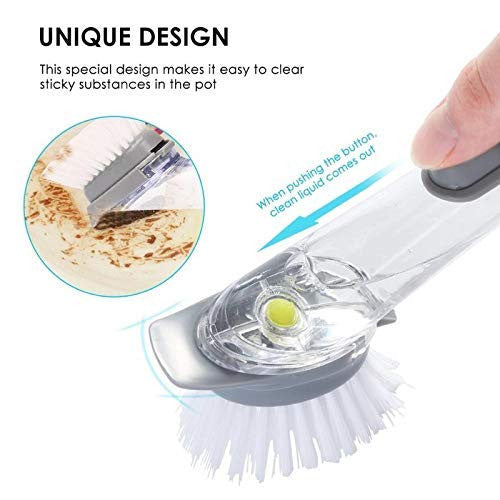 Soap Dispenser Dish Cleaning Brush Simplyfiy Home