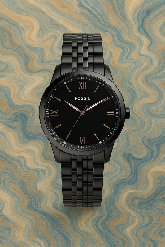 Fossil Men's Classic Black Dial Watch Simplyfiy Home
