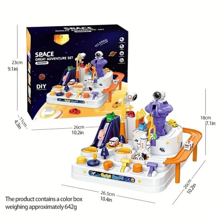 Space Great Adventure Set Astronaut Car Adventure Toy Car Race Tracks City Rescue Simplyfiy Home