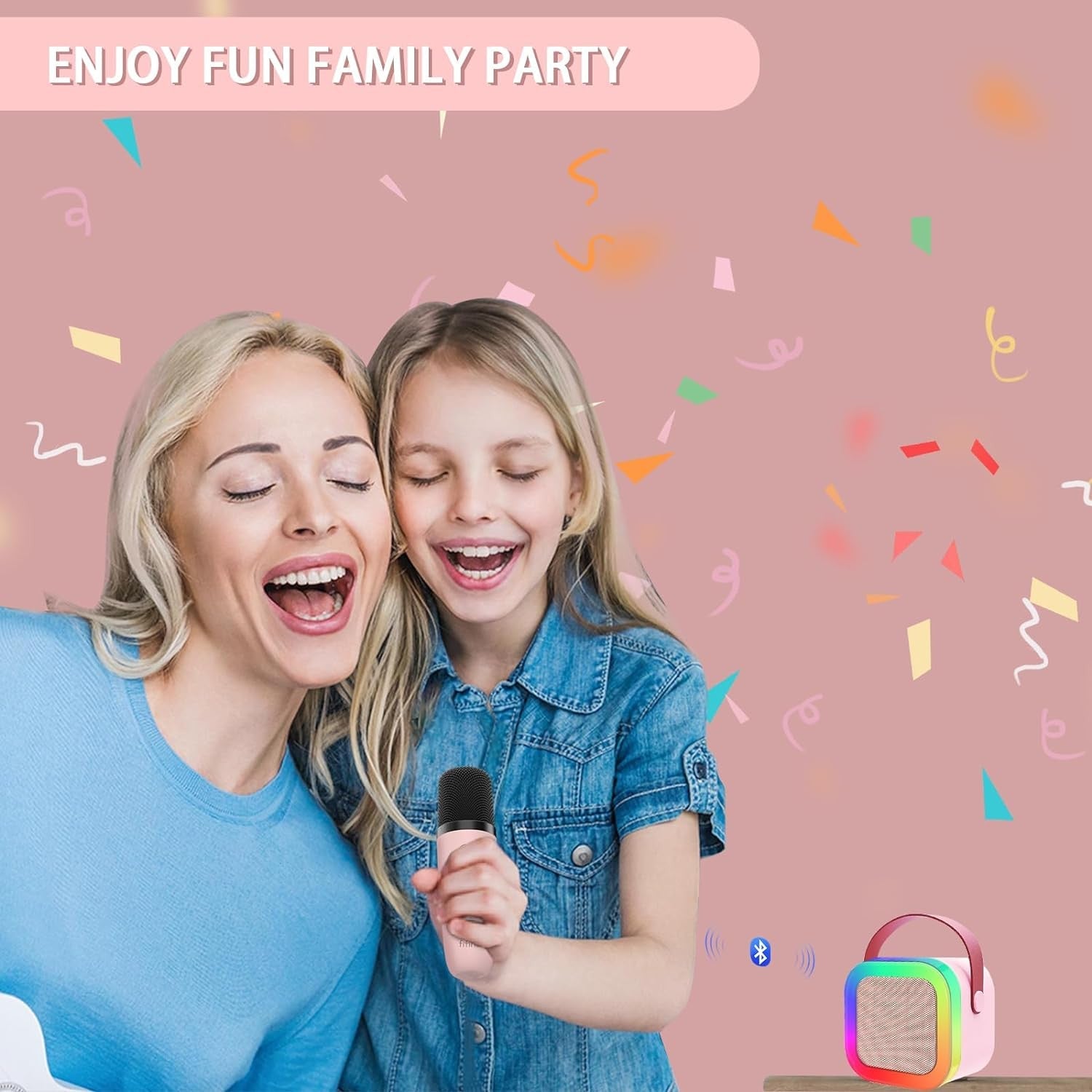 Bluetooth Speaker with Wireless Microphone Simplyfiy Home