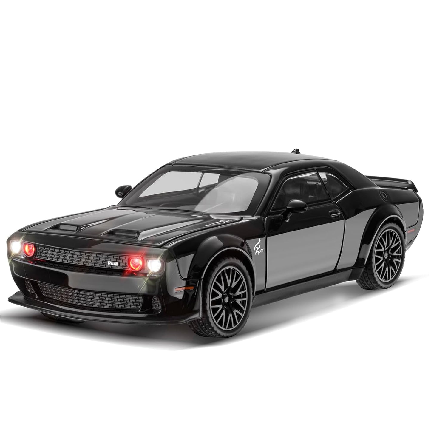 1:32 Die-Cast Dodge Challenger Model Car – Pull Back with Lights & Sounds