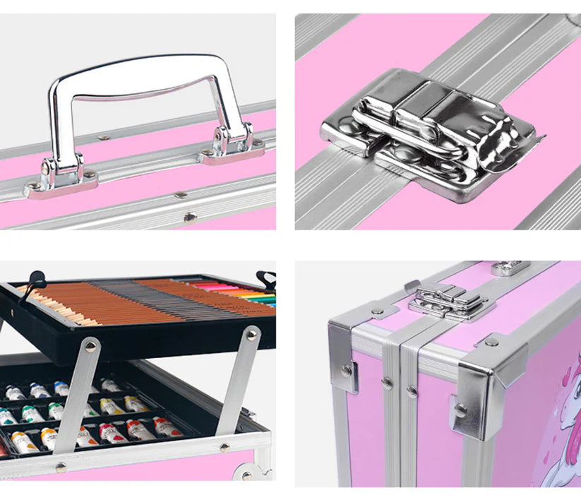 145pcs Art Painting Trunk for Kids & Adults