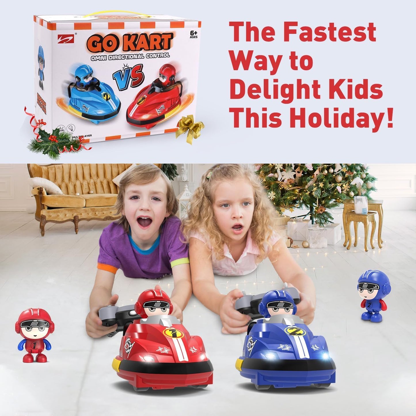 2 x Remote Control Car for Two Against Each Other Toy Car