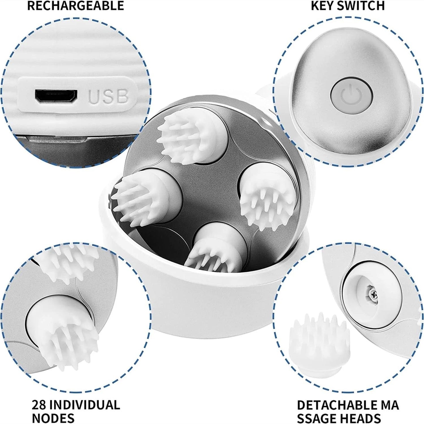 Relaxing Scalp Massager Simplyfiy Home