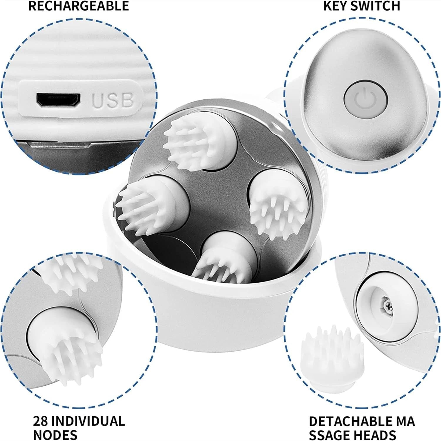 Relaxing Scalp Massager Simplyfiy Home