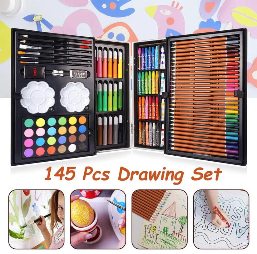 145pcs Art Painting Trunk for Kids & Adults