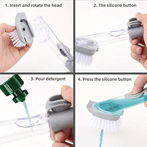 Soap Dispenser Dish Cleaning Brush Simplyfiy Home
