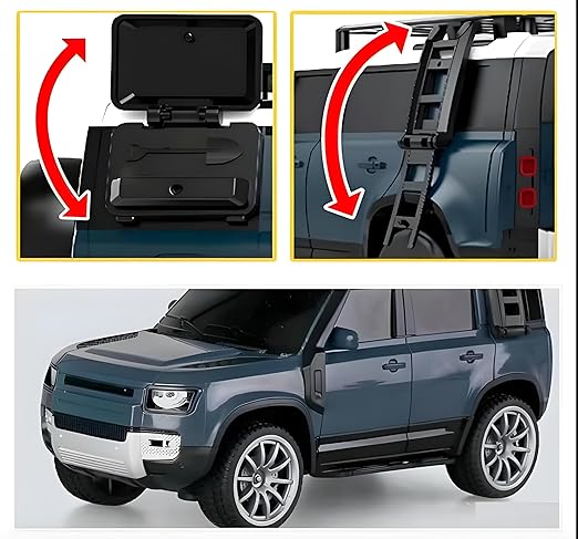 High-Speed Off-Road RC Defender – Light-Up Remote Control Racing Car Toy