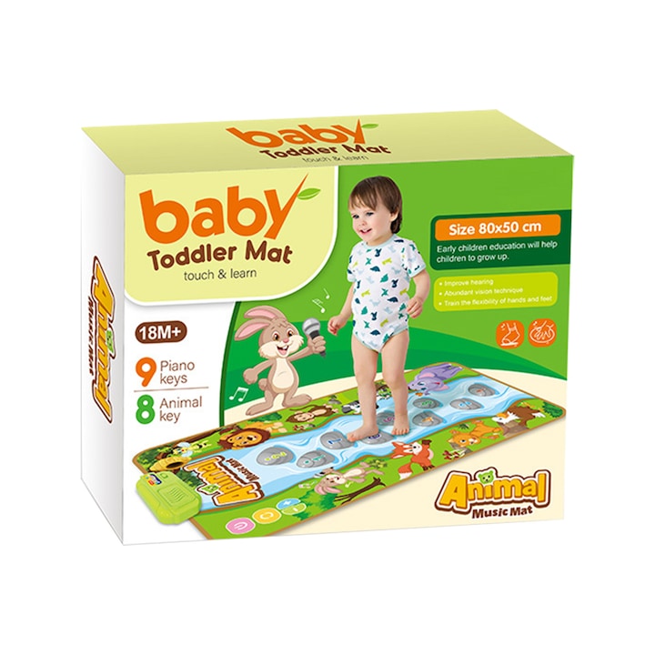 Animal music mat Interactive Animal Music Mat for Kids – Educational & Fun Play Pad