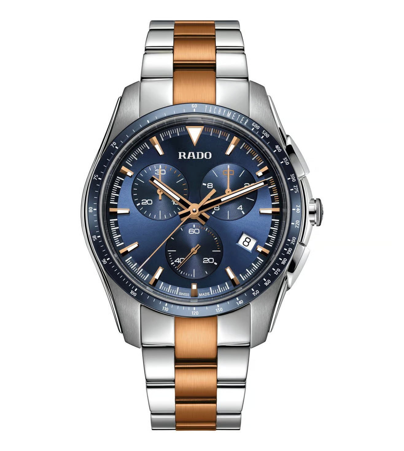 RADO Chronograph Blue Dial Watch – Bold Elegance for Him