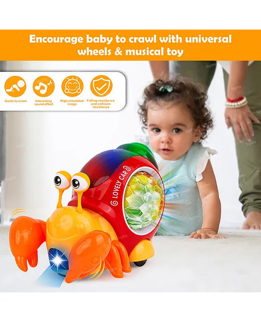 Multifunctional Musical Hermit Crab Baby Toy Simplyfiy Home