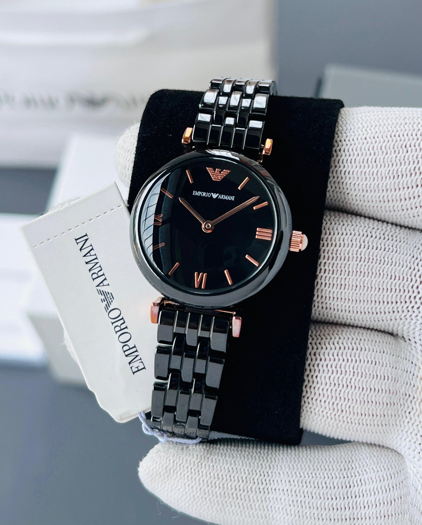 Emporio Armani Ceramica – Classic Black Elegance for Her