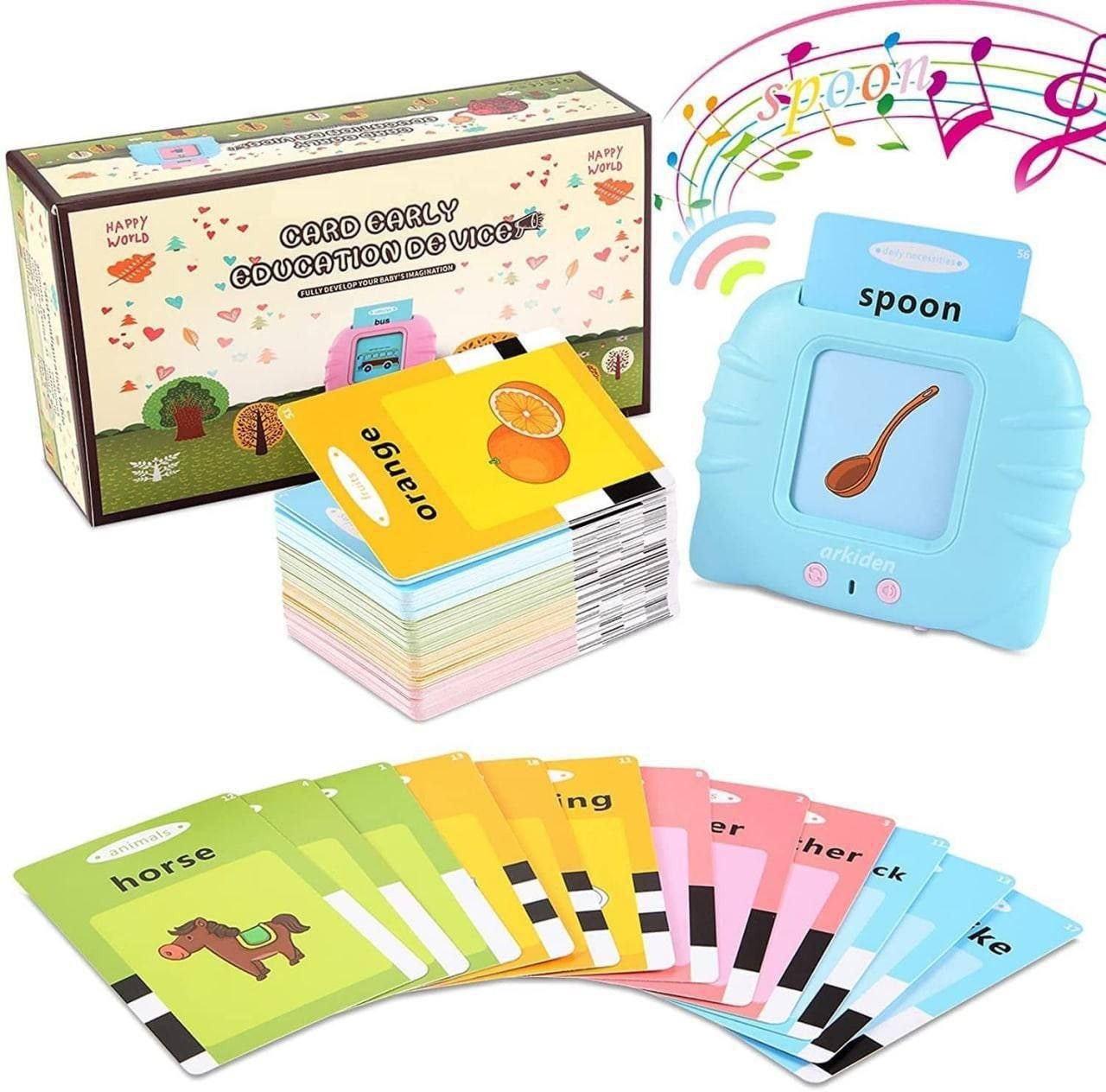 Toys Educational Learning Talking Flash Cards Talking English Words Simplyfiy Home